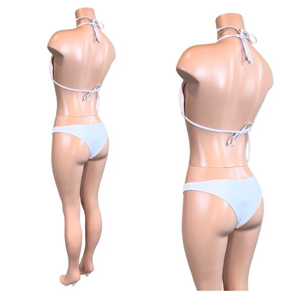 Boutique Basic White Bikini Large Set $39 - Picture 7 of 15